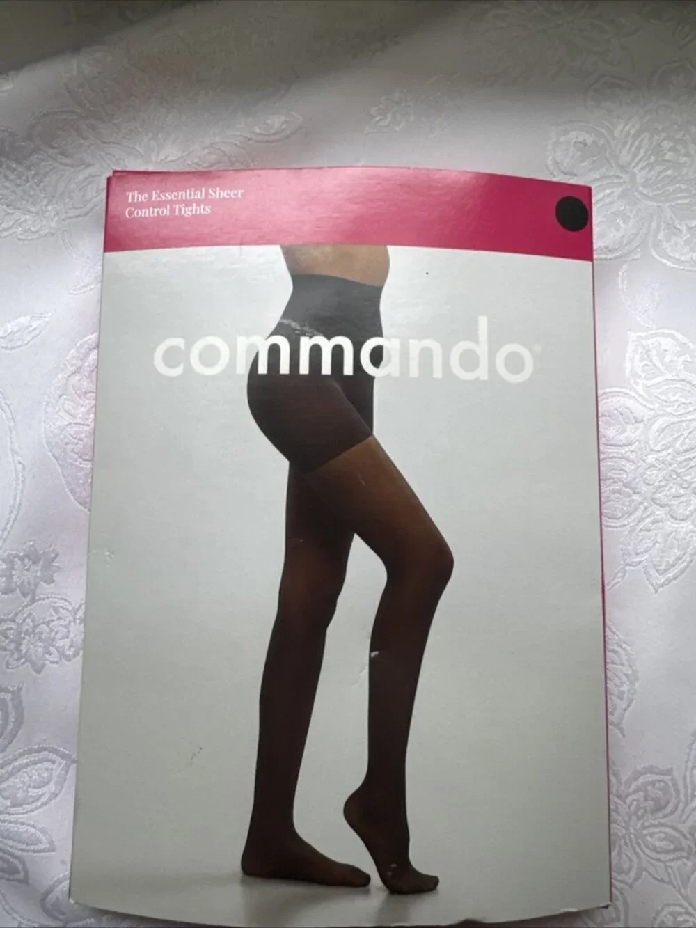 Commando The Essential Sheer control tights HCK10T01 M Medium Black NEW NIP $46